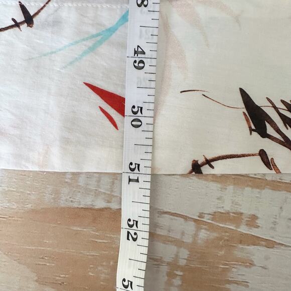 M.M. LAFLEUR The Jelina Summer Friday Dress Printed Voile Size Medium - Picture 9 of 10